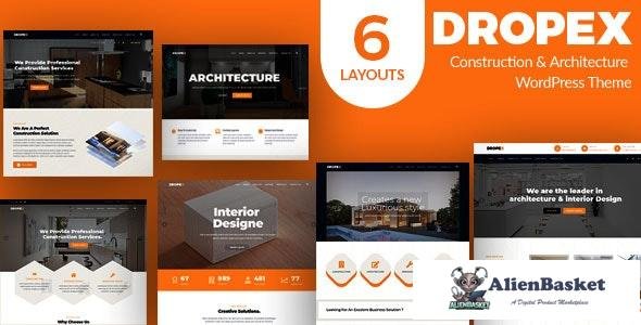 26435 Dropex v1.0 - Architecture WordPress Theme 