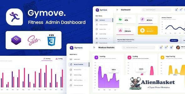 25943 Gymove v1.0 - Fitness Admin Dashboard Bootstrap HTML Template 