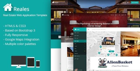 25698 Reales v1.0 - Real Estate Web Application Template 