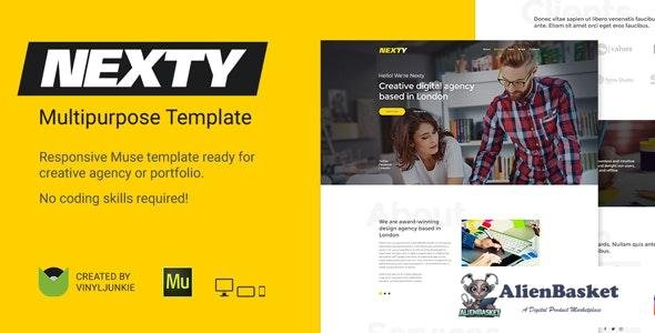 22235 Nexty v1.0 - Creative Multipurpose Portfolio / Agency Responsive Muse Template 