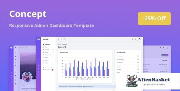 17653 Concept v1.0.0 - Responsive Admin Dashboard Template 