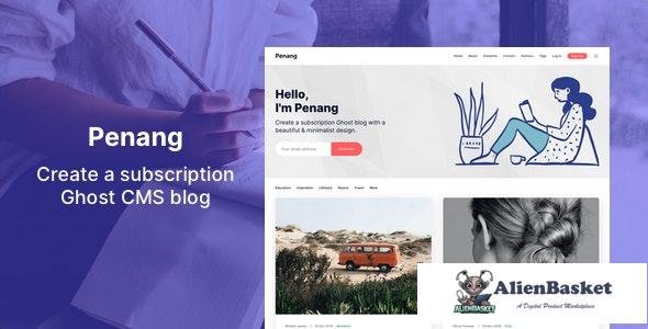 19926 Penang v1.1.3 - Membership and Subscription Ghost 3.0 Theme 