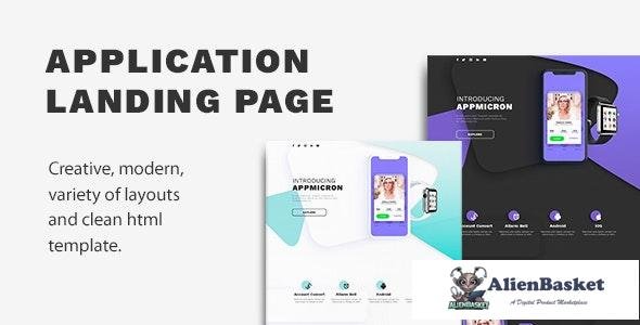 20346 Appmicron v1.0 - App & Product Landing page 