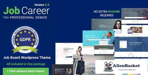 13387 JobCareer v2.5 - Job Board Responsive WordPress Theme 