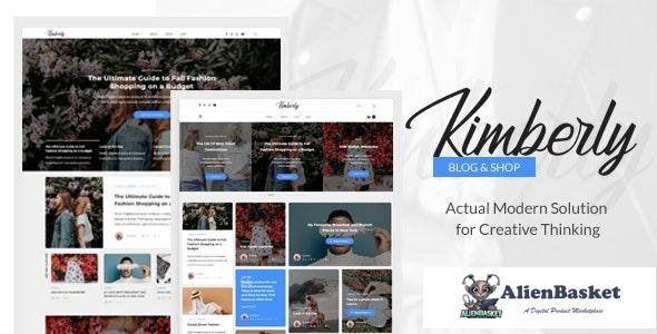 24376 Kimberly v1.1 - WordPress Blog & Shop Theme 