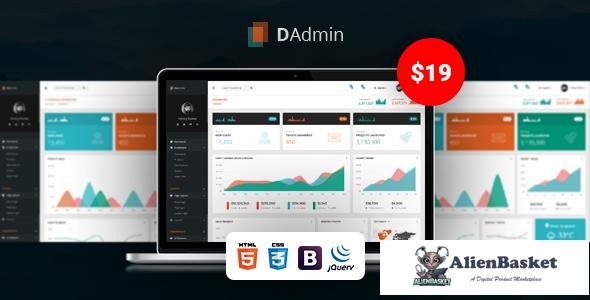 11236 DAdmin - Responsive Bootstrap Admin Dashboard 