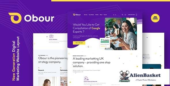 24040 Obour v1.0.0 - Digital Marketing Agency WordPress Theme 