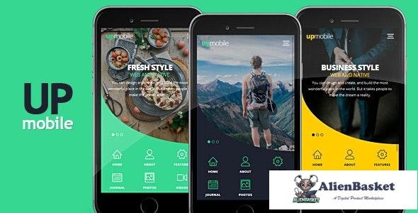 16042 UpMobile - HTML Mobile Template 