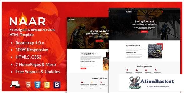 24698 Naar v1.0.4 - Fire Brigade Responsive HTML Template 