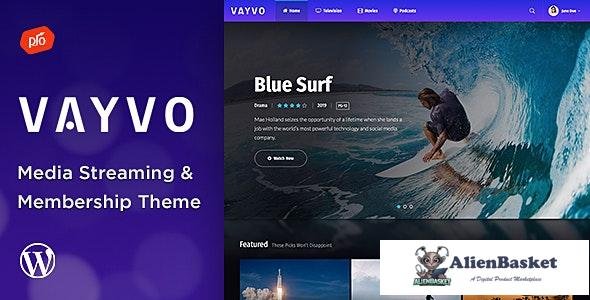 24497 Vayvo v3.5 - Media Streaming & Membership Theme 