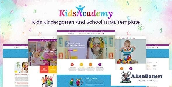 28385 KidsAcademy v1.0 - Kids Kindergarten & School HTML Template 