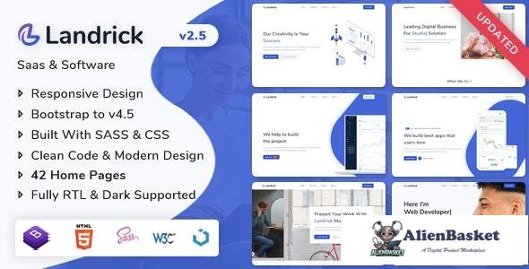 22512 Landrick v2.5.1 - Saas & Software Landing Page Template 