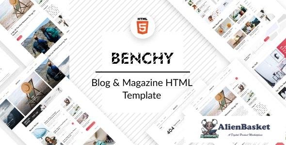28003 Benchy v1.0 - Blog & Magazine HTML Template 