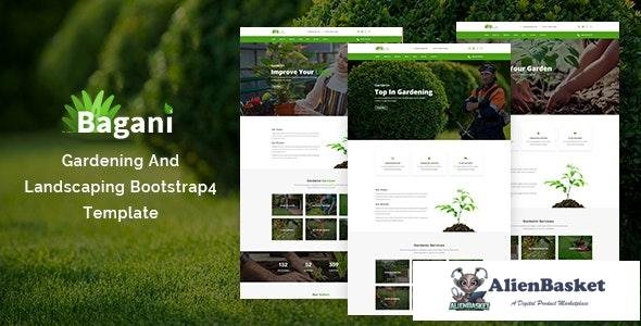 15385 Bagani - Gardening and Landscaping Bootstrap4 Template 