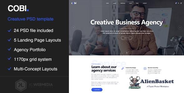 13230 Cobi - Creative Portfolio PSD Template 