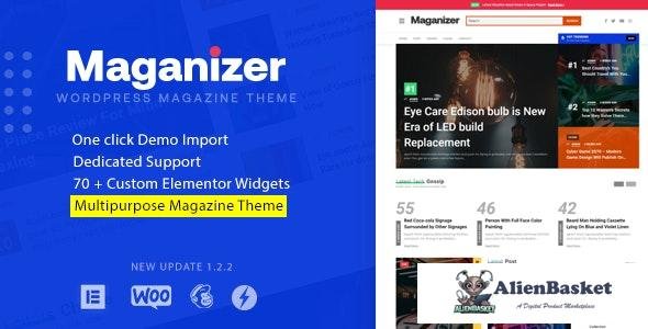 25213 Maganizer v1.2.2 - Modern Magazine WordPress Theme 