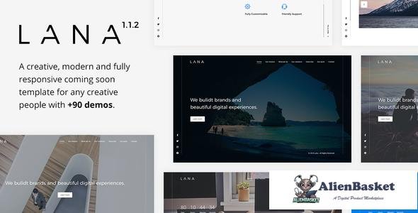 10825 Lana v1.1.2 - Creative Coming Soon Template 