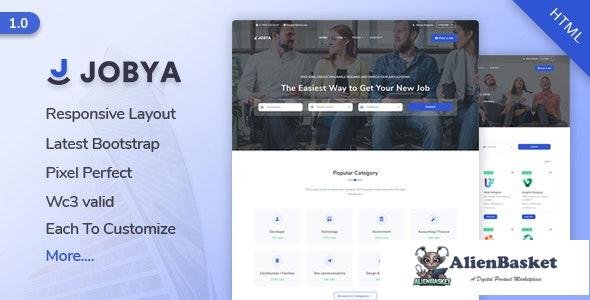 17576 Jobya v1.0 - Job Listing HTML5 Template 