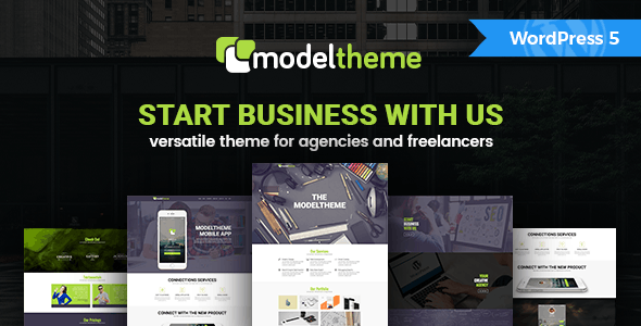 14880 ModelTheme v1.4 - Versatile WordPress Theme for Agencies and Freelancers 