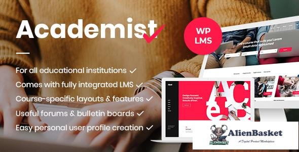 17746 Academist v1.5 - Education & Learning Management System Theme 