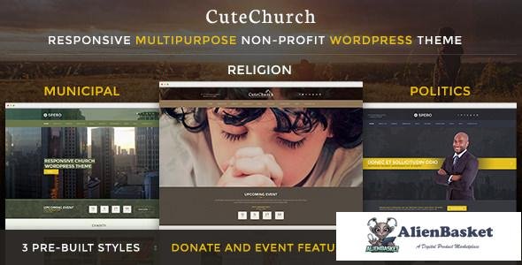 12491 CuteChurch WP Theme v2.1.0 