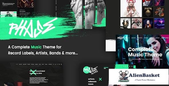 21709 Phase v1.4.0 - A Complete Music WordPress Theme for Record Labels and Artists 