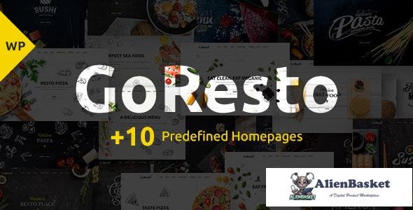 12152 GoResto v1.2 – Multipurpose Restaurant Theme 