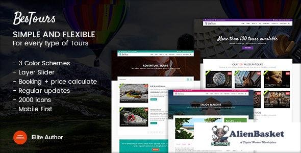 10838 BESTOURS v1.1 - Tours, Excursions and Travel multipurpose template 
