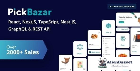 27800 PickBazar v6.0.0 - React Ecommerce Template with React Hooks, Next JS, GraphQL & REST API 