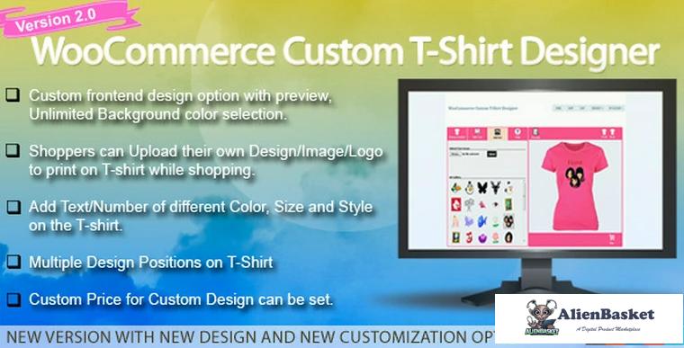 73963  WooCommerce Custom T-Shirt Designer v2.0.8