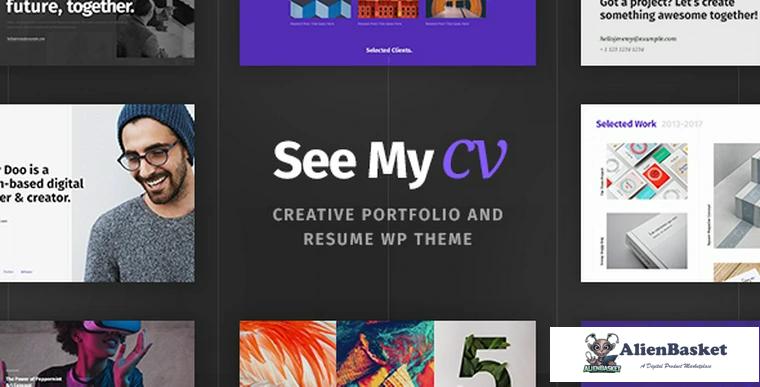 67656  See My CV v1.0.6 - Resume & vCard WordPress Theme