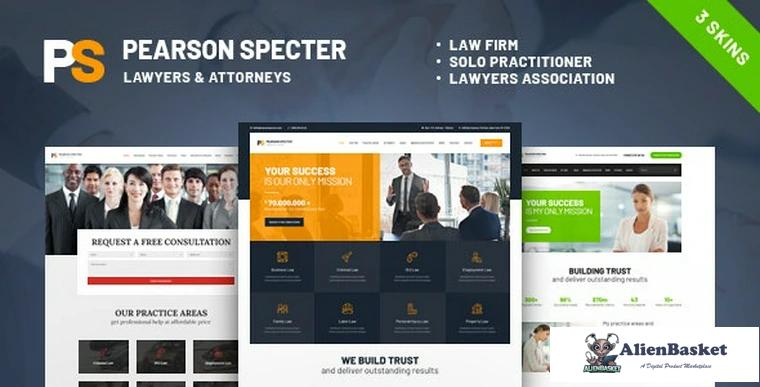 81241  Pearson Specter v1.0.1 - WordPress Theme for Lawyer & Attorney