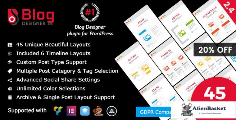 73088  Blog Designer PRO for WordPress v2.4