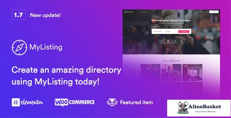 70479  MyListing v1.7.1 - Directory & Listing WordPress Theme