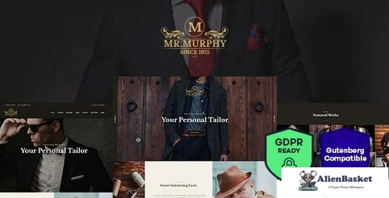 90265  Mr. Murphy v1.2.5 - Custom Dress Tailoring Clothing WordPress Theme