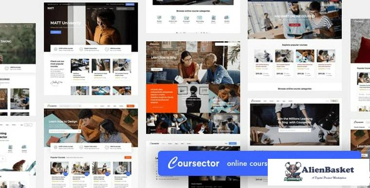 79581  Coursector v1.4.1 - LMS Education WordPress