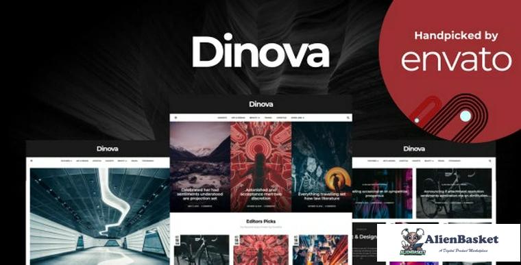 80793  Dinova v1.4.3 - Alternative Magazine Gutenberg Theme