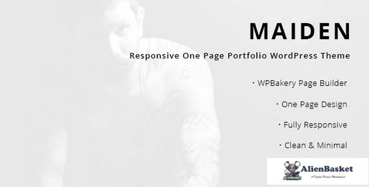 81410  Maiden v1.8 - Responsive One Page Portfolio WordPress Theme