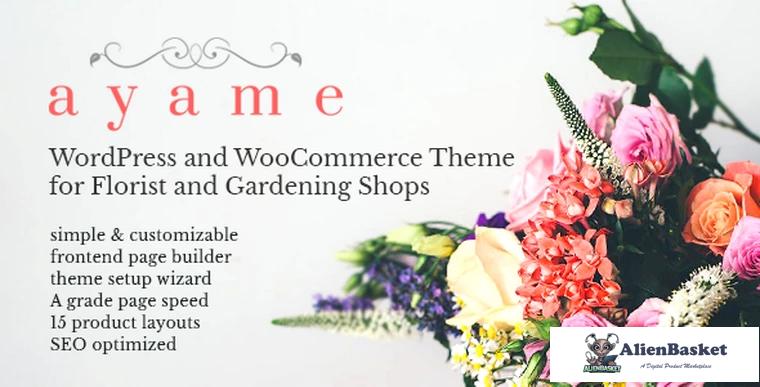 67579  Ayame v1.0.1 - WooCommerce Theme for Florist & Gardening Shops