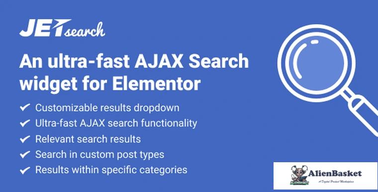 77738  JetSearch v2.0.0 - AJAX Search widget for Elementor