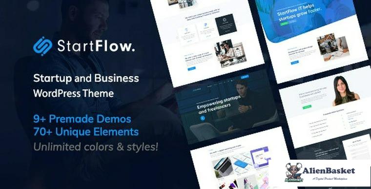 86962  Start Flow v1.12 - Startup and Creative Multipurpose WordPress Theme