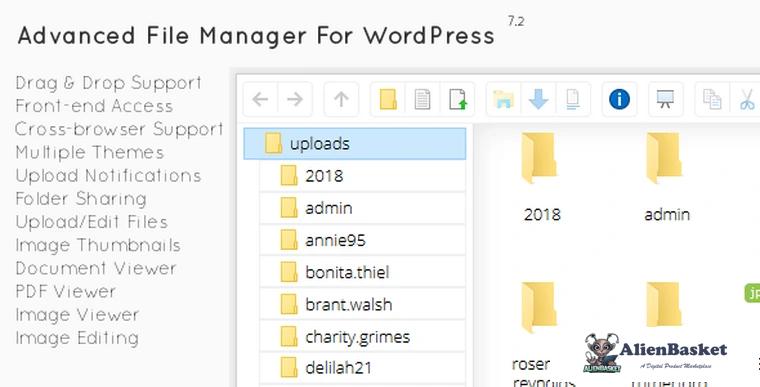 70127  File Manager Plugin For Wordpress v7.2