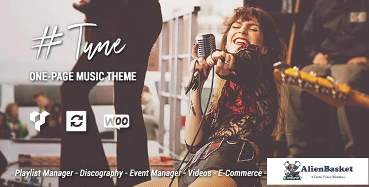 68770  Tune v1.7.0 - One-Page Music WordPress Theme