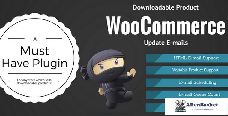72036  WooCommerce Downloadable Product Update E-mails v1.4.1