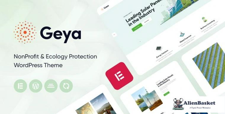 90039  Geya v1.0 - NonProfit & Ecology Protection WordPress Theme