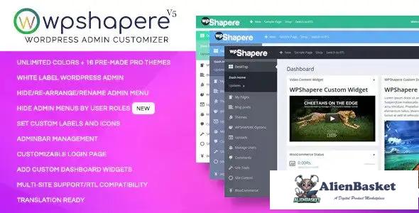 74596  WPShapere v5.0.8 - Wordpress Admin Theme