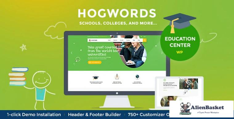 90563  Hogwords v1.2.4 - Education Center WordPress Theme