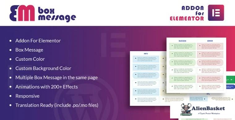 79227  Box Message for Elementor WordPress Plugin v1.0