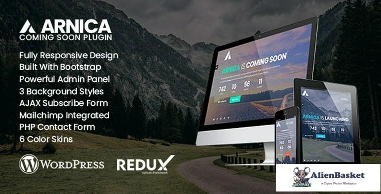 92983  Arnica v1.9 - Creative Coming Soon WordPress Plugin