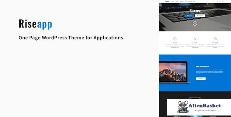 70589  Riseapp v1.0.1 - One Page Theme for Applications